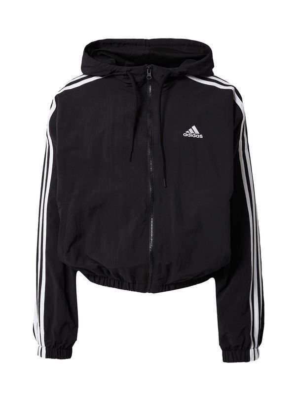 ADIDAS SPORTSWEAR ADIDAS SPORTSWEAR Jakna za trening 'Essentials'  črna / bela