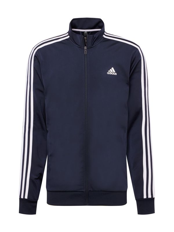 ADIDAS SPORTSWEAR ADIDAS SPORTSWEAR Jakna za trening 'Essentials Warm-Up'  temno modra / bela