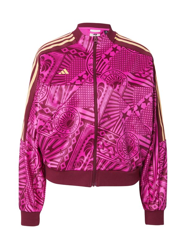 ADIDAS SPORTSWEAR ADIDAS SPORTSWEAR Jakna za trening 'FARM TIRO'  rumena / jajčevec / roza