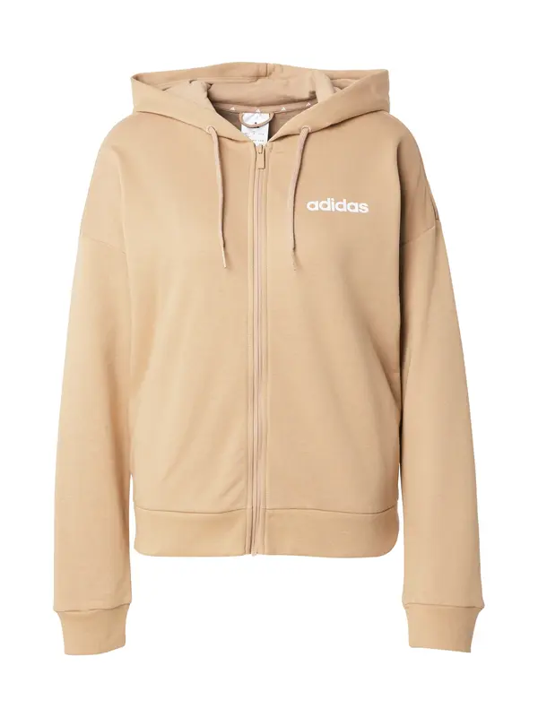 ADIDAS SPORTSWEAR ADIDAS SPORTSWEAR Jopa na zadrgo  bež / bela