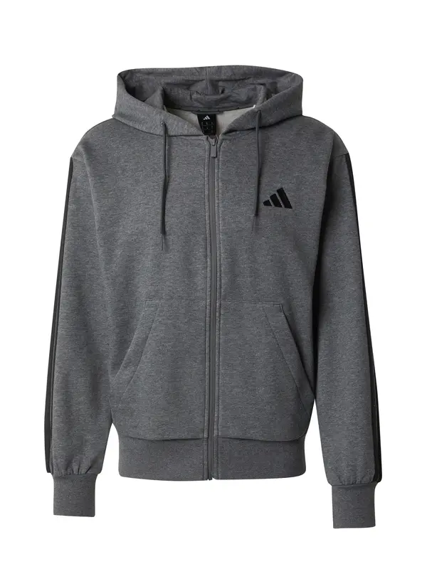 ADIDAS SPORTSWEAR ADIDAS SPORTSWEAR Jopa na zadrgo  pegasto siva / črna / bela