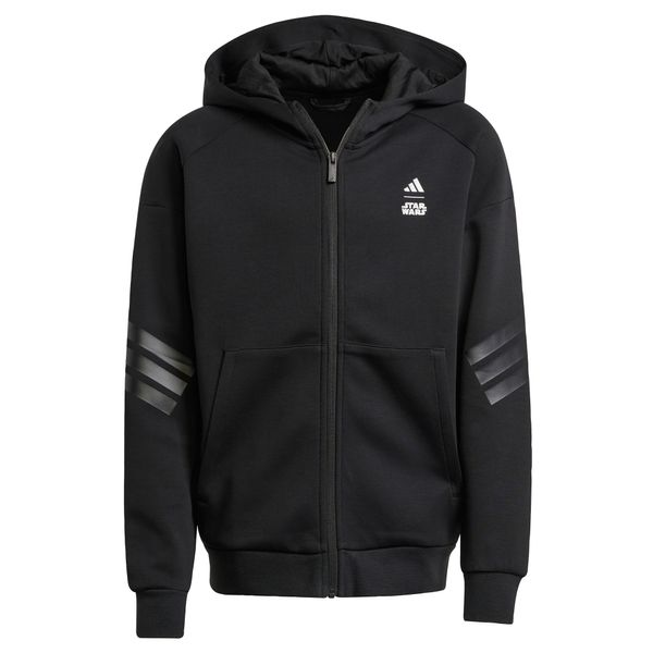 ADIDAS SPORTSWEAR ADIDAS SPORTSWEAR Jopa na zadrgo 'Star Wars Mandalorian'  črna / bela