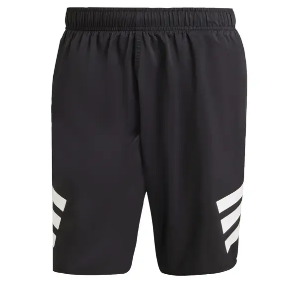 ADIDAS SPORTSWEAR ADIDAS SPORTSWEAR Kratke hlače za surfanje '3-Stripes 8-Inch'  črna / bela