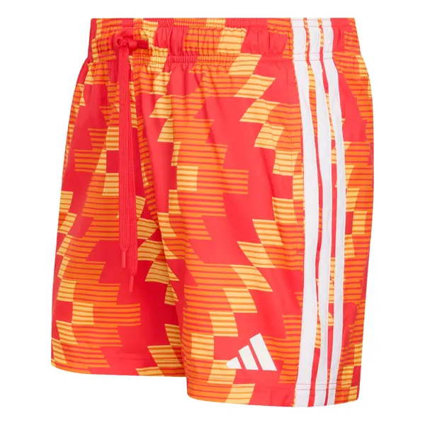 ADIDAS SPORTSWEAR ADIDAS SPORTSWEAR Kratke hlače za surfanje 'FB AOP'  svetlo oranžna / temno oranžna / oranžno rdeča / bela