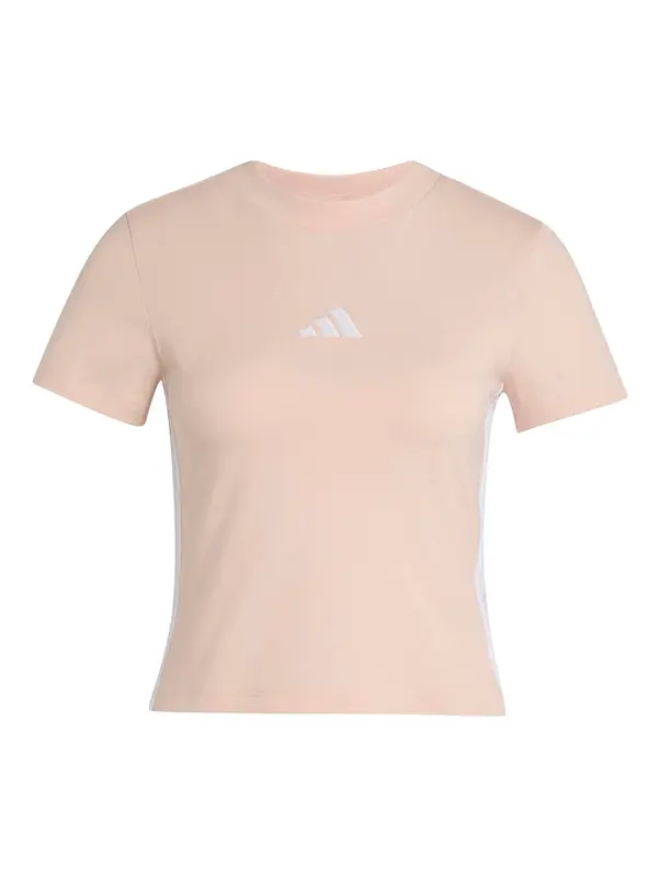 ADIDAS SPORTSWEAR ADIDAS SPORTSWEAR Majica 'Essentials'  puder / bela