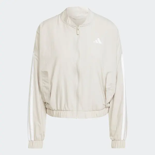 ADIDAS SPORTSWEAR ADIDAS SPORTSWEAR Športna jakna 'Essentials'  bela / off-bela