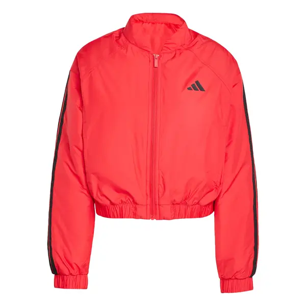 ADIDAS SPORTSWEAR ADIDAS SPORTSWEAR Športna jakna 'Essentials'  rdeča / črna