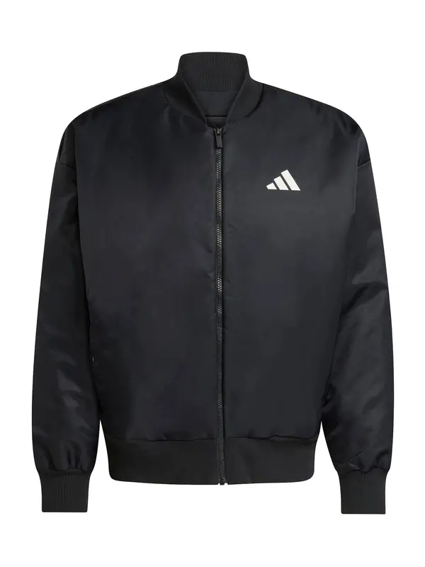 ADIDAS SPORTSWEAR ADIDAS SPORTSWEAR Športna jakna 'Stadium'  črna / bela