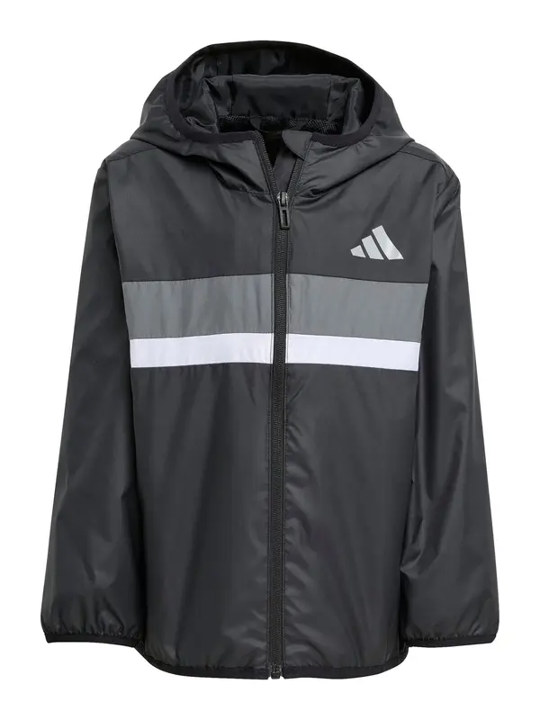 ADIDAS SPORTSWEAR ADIDAS SPORTSWEAR Športna jakna 'Tiberio'  siva / črna / bela