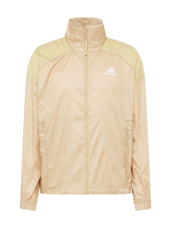 ADIDAS SPORTSWEAR ADIDAS SPORTSWEAR Športna jakna 'Traveer'  bež / pesek / bela