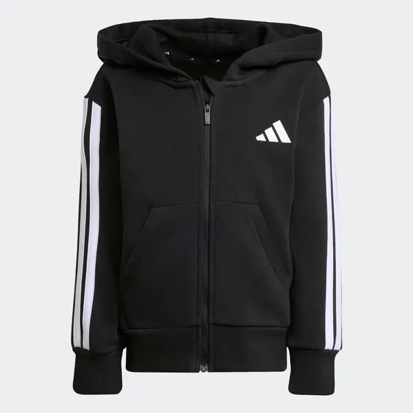 ADIDAS SPORTSWEAR ADIDAS SPORTSWEAR Športna jopa na zadrgo  črna / bela