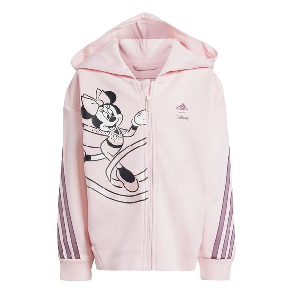 ADIDAS SPORTSWEAR ADIDAS SPORTSWEAR Športna jopa na zadrgo 'Disney Minnie & Daisy'  jagoda / roza / črna / bela