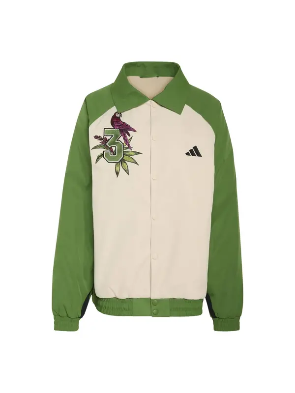 ADIDAS SPORTSWEAR ADIDAS SPORTSWEAR Športna jopa na zadrgo  ecru / zelena / magenta / rdeča