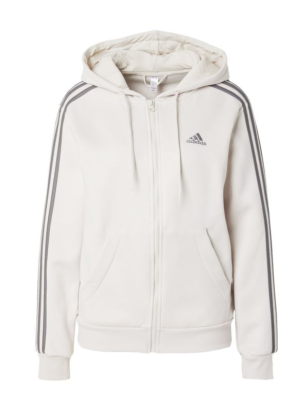 ADIDAS SPORTSWEAR ADIDAS SPORTSWEAR Športna jopa na zadrgo 'Essentials'  bež / temno siva