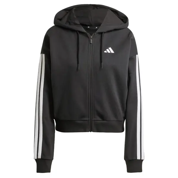 ADIDAS SPORTSWEAR ADIDAS SPORTSWEAR Športna jopa na zadrgo 'Essentials'  črna / bela