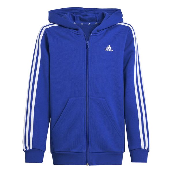 ADIDAS SPORTSWEAR ADIDAS SPORTSWEAR Športna jopa na zadrgo 'Essentials'  modra / bela