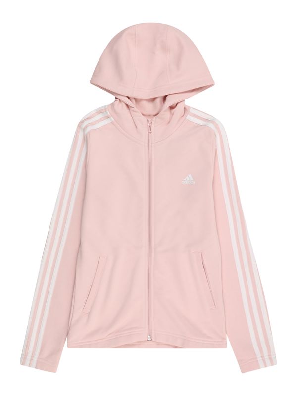 ADIDAS SPORTSWEAR ADIDAS SPORTSWEAR Športna jopa na zadrgo 'Essentials'  rosé / bela