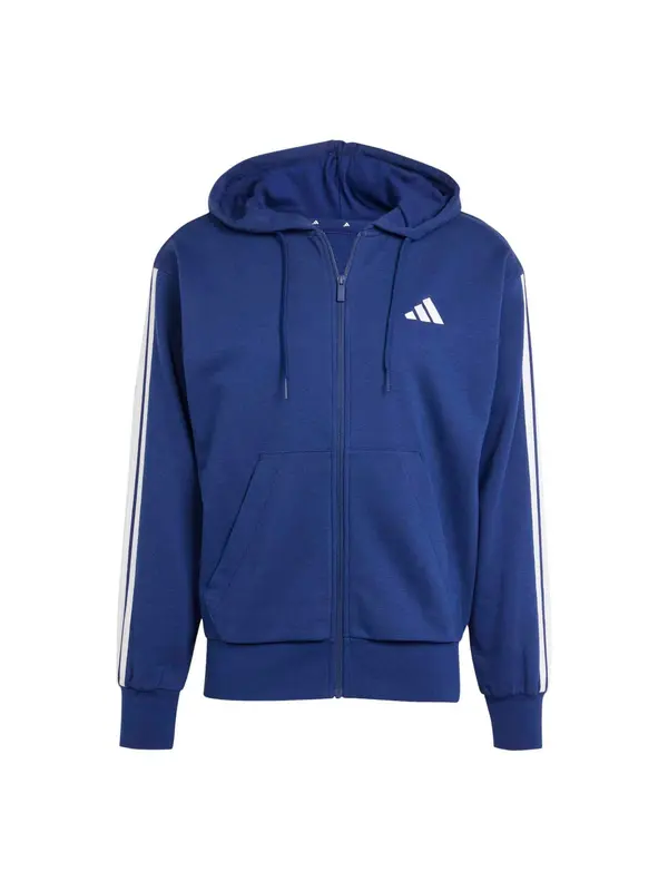 ADIDAS SPORTSWEAR ADIDAS SPORTSWEAR Športna jopa na zadrgo 'ESSENTIALS'  temno modra / bela