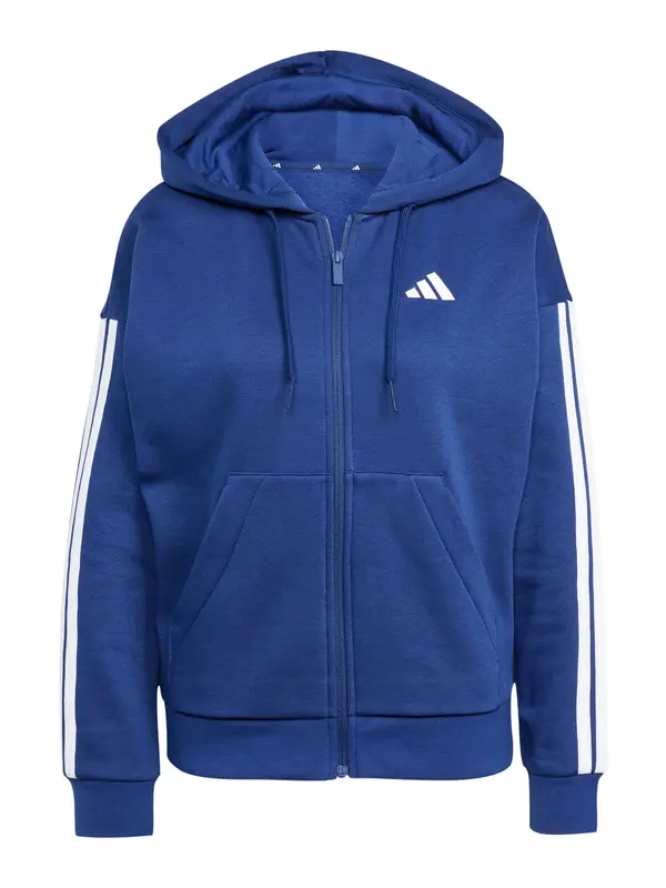 ADIDAS SPORTSWEAR ADIDAS SPORTSWEAR Športna jopa na zadrgo 'Essentials'  temno modra / bela