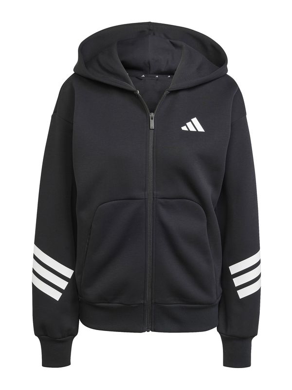 ADIDAS SPORTSWEAR ADIDAS SPORTSWEAR Športna jopa na zadrgo 'Future Icons'  črna / bela