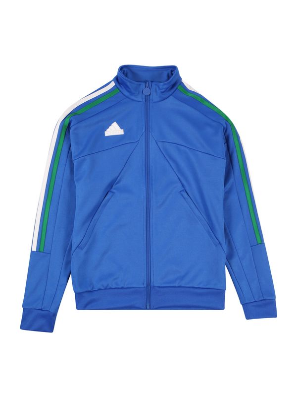 ADIDAS SPORTSWEAR ADIDAS SPORTSWEAR Športna jopa na zadrgo  kraljevo modra / temno zelena / bela