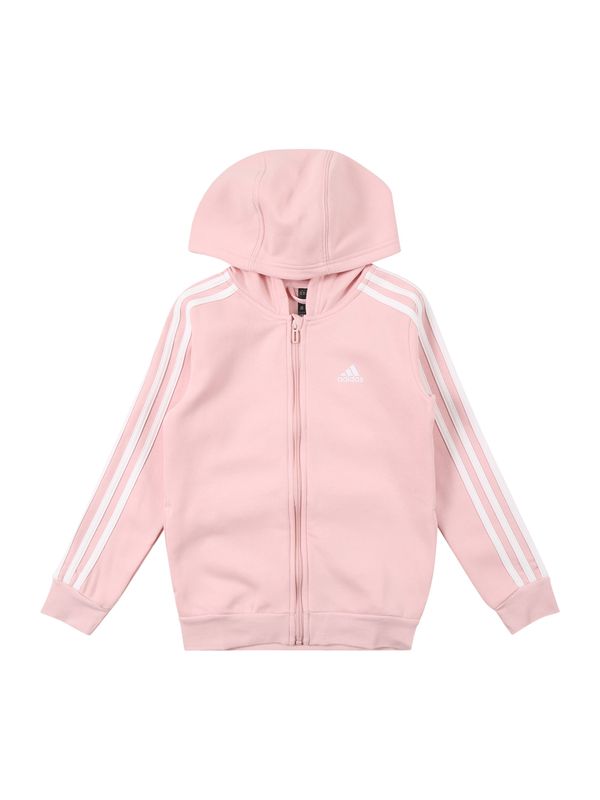 ADIDAS SPORTSWEAR ADIDAS SPORTSWEAR Športna jopa na zadrgo  rosé / bela