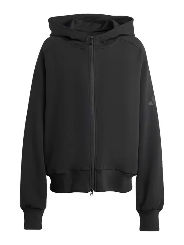 ADIDAS SPORTSWEAR ADIDAS SPORTSWEAR Športna jopa na zadrgo 'Soft Lux'  črna