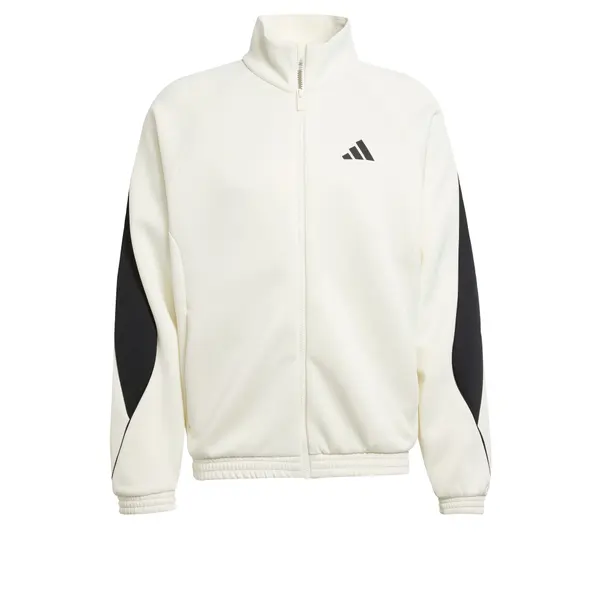 ADIDAS SPORTSWEAR ADIDAS SPORTSWEAR Športna jopa na zadrgo 'Stadium'  črna / bela