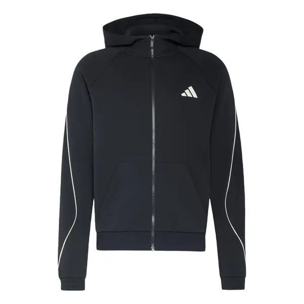 ADIDAS SPORTSWEAR ADIDAS SPORTSWEAR Športna jopa na zadrgo 'Stadium'  črna / bela