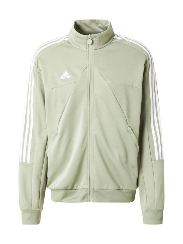 ADIDAS SPORTSWEAR ADIDAS SPORTSWEAR Športna jopa na zadrgo 'Tiro'  svetlo zelena / bela