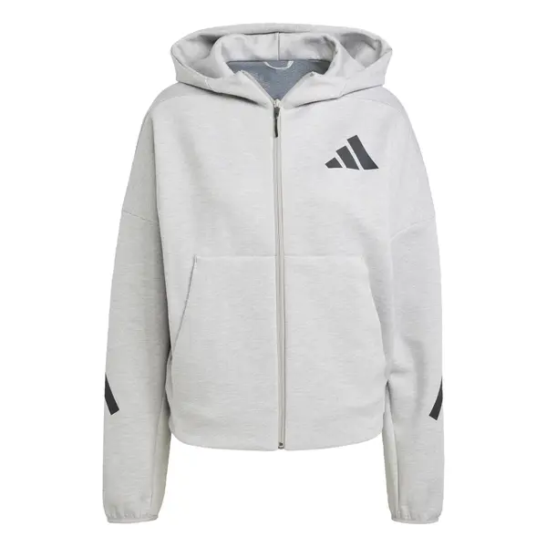 ADIDAS SPORTSWEAR ADIDAS SPORTSWEAR Športna jopa na zadrgo 'Z.N.E'  svetlo siva / črna