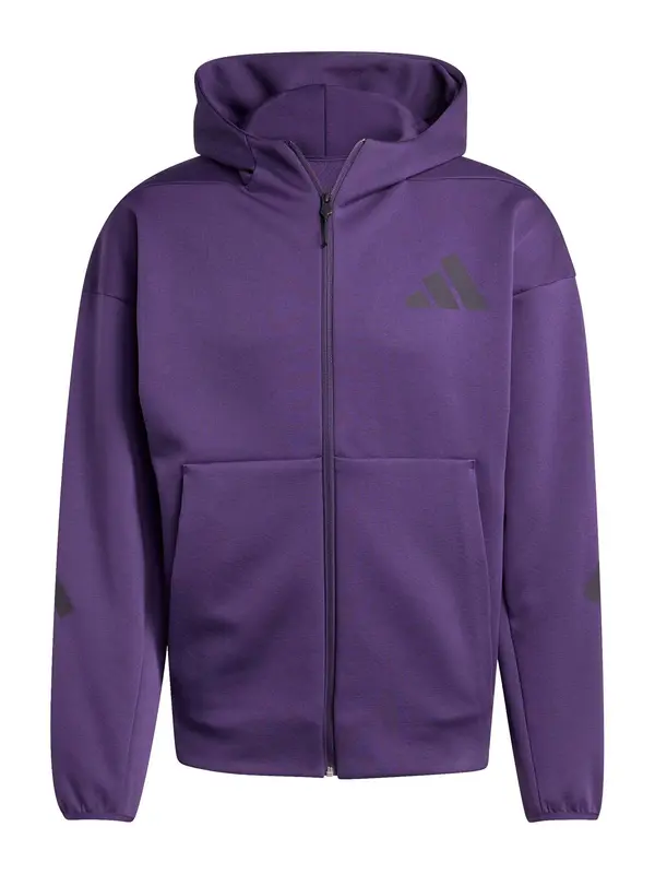 ADIDAS SPORTSWEAR ADIDAS SPORTSWEAR Športna jopa na zadrgo 'Z.N.E.'  temno liila / črna