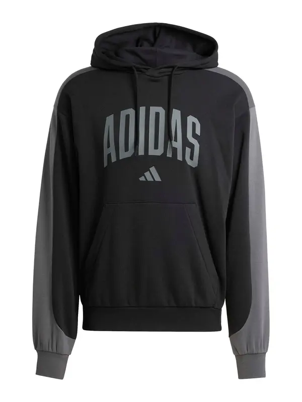 ADIDAS SPORTSWEAR ADIDAS SPORTSWEAR Športna majica 'Collegiate'  bazaltno siva / temno siva / črna