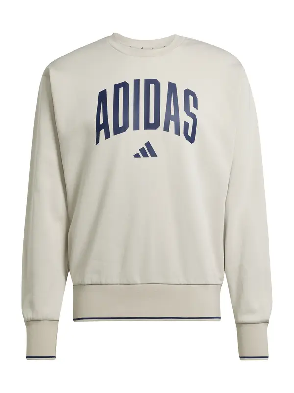 ADIDAS SPORTSWEAR ADIDAS SPORTSWEAR Športna majica 'COLLEGIATE'  pesek / temno modra
