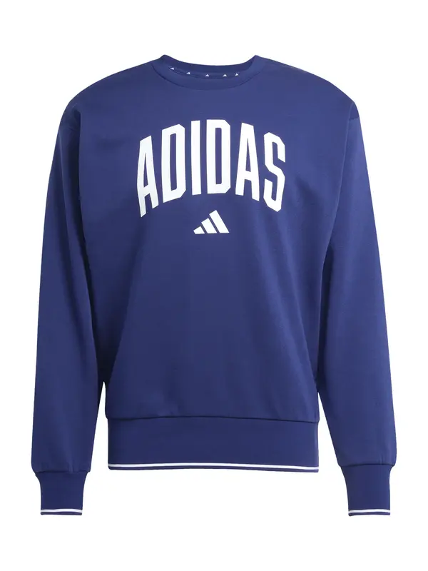 ADIDAS SPORTSWEAR ADIDAS SPORTSWEAR Športna majica 'COLLEGIATE'  temno modra / bela