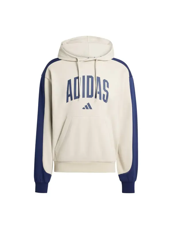 ADIDAS SPORTSWEAR ADIDAS SPORTSWEAR Športna majica 'COLLEGIATE'  temno modra / greige