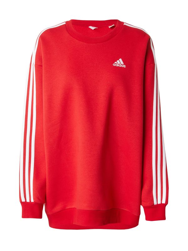 ADIDAS SPORTSWEAR ADIDAS SPORTSWEAR Športna majica 'Essentials'  rdeča / bela