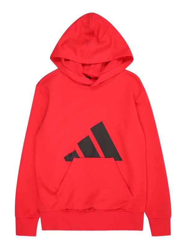 ADIDAS SPORTSWEAR ADIDAS SPORTSWEAR Športna majica 'Essentials'  rdeča / črna