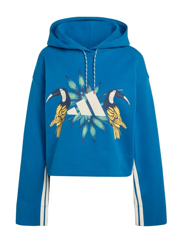 ADIDAS SPORTSWEAR ADIDAS SPORTSWEAR Športna majica 'FARM'  modra / marine / rumena / off-bela