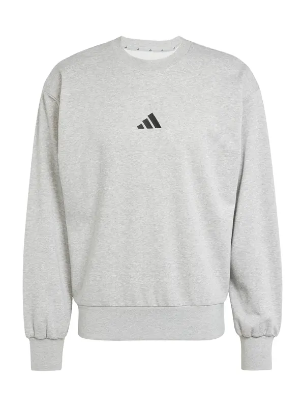 ADIDAS SPORTSWEAR ADIDAS SPORTSWEAR Športna majica 'FEELCOZY'  pegasto siva / črna