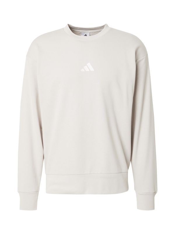 ADIDAS SPORTSWEAR ADIDAS SPORTSWEAR Športna majica 'FEELCOZY'  svetlo siva / bela
