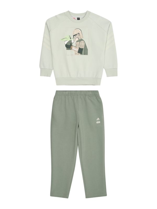 ADIDAS SPORTSWEAR ADIDAS SPORTSWEAR Športna obleka 'JOG'  bež / zelena / pastelno zelena / bela