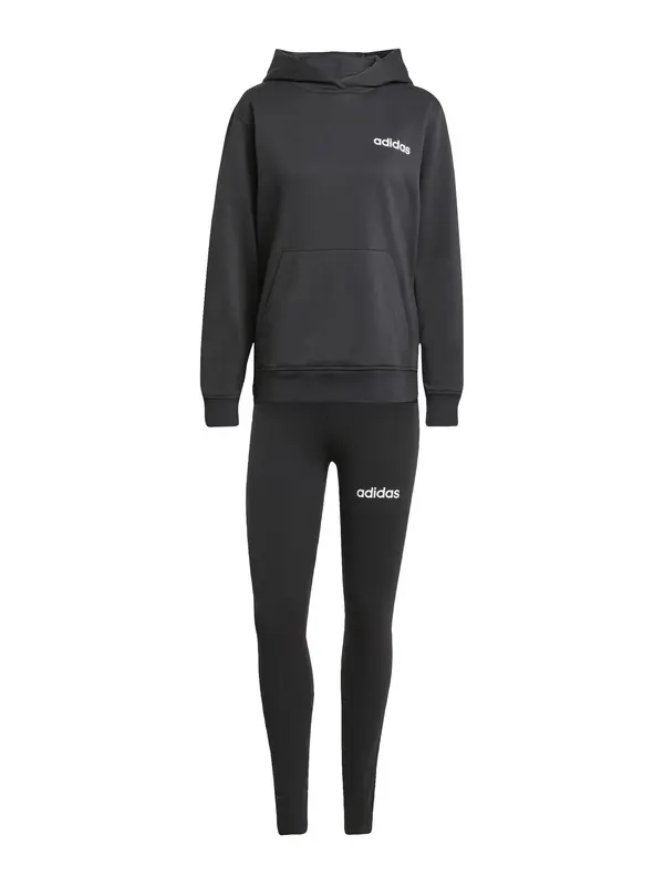ADIDAS SPORTSWEAR ADIDAS SPORTSWEAR Športna obleka 'Leisure'  črna / bela