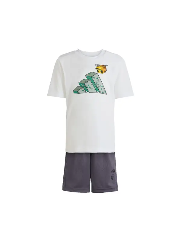 ADIDAS SPORTSWEAR ADIDAS SPORTSWEAR Športna trenirka 'ADIDAS MINECRAFT TRAINING SUMMER'  rumena / zelena / črna / bela
