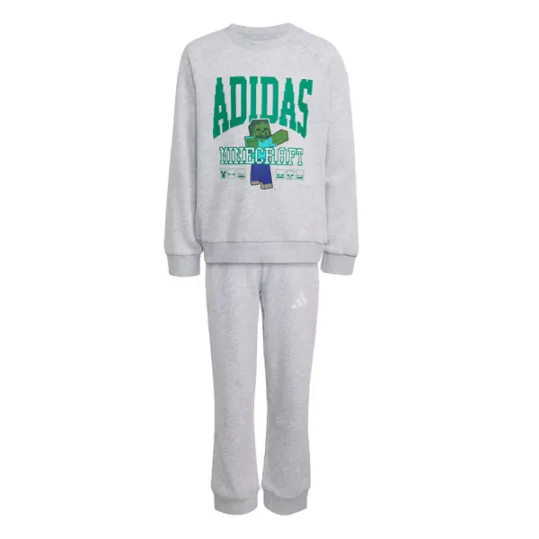 ADIDAS SPORTSWEAR ADIDAS SPORTSWEAR Športna trenirka 'Adidas x Minecraft'  kobalt modra / voda / pegasto siva / zelena