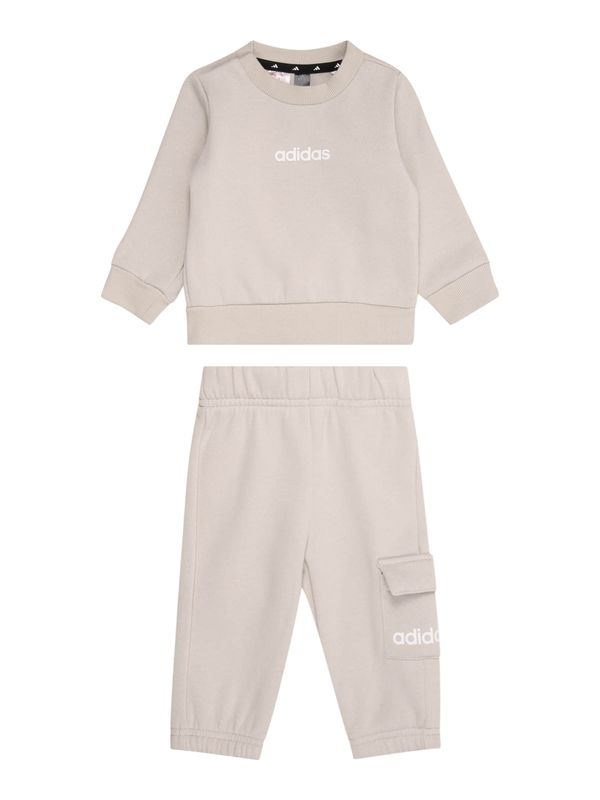 ADIDAS SPORTSWEAR ADIDAS SPORTSWEAR Športna trenirka  bež / bela