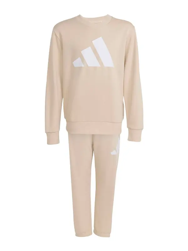 ADIDAS SPORTSWEAR ADIDAS SPORTSWEAR Športna trenirka  bež / bela