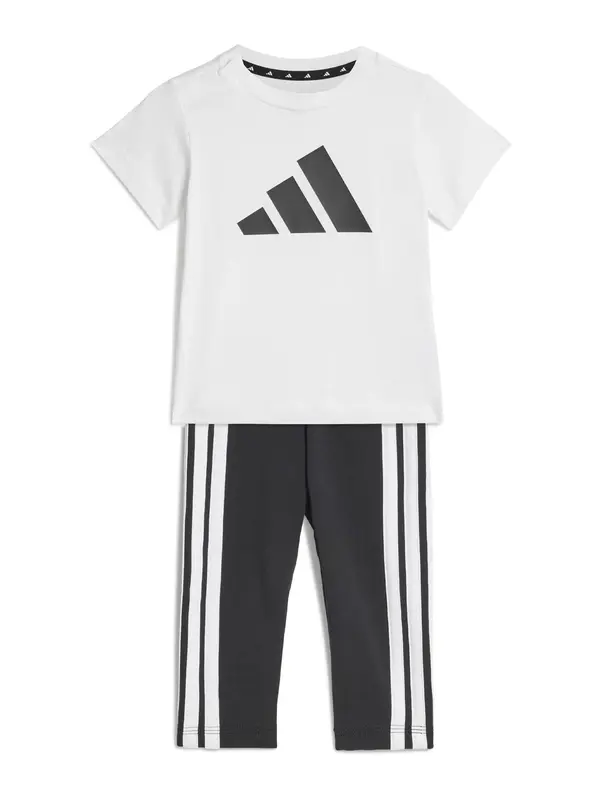 ADIDAS SPORTSWEAR ADIDAS SPORTSWEAR Športna trenirka  črna / bela