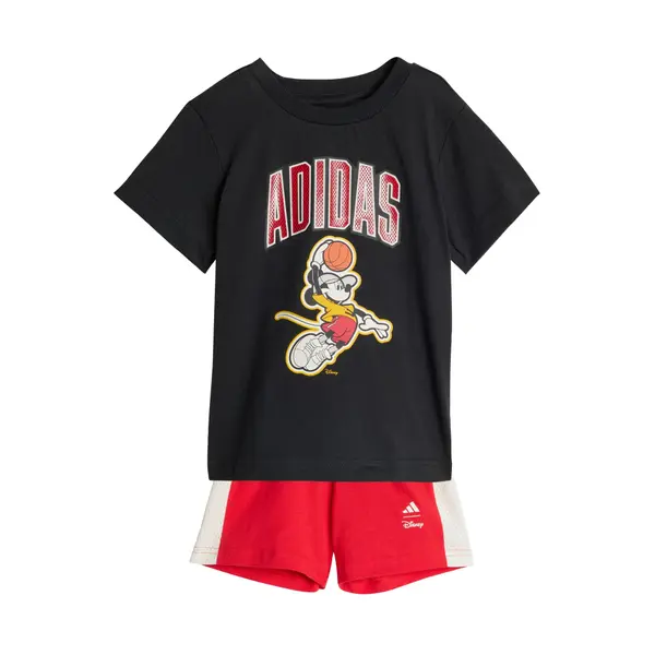 ADIDAS SPORTSWEAR ADIDAS SPORTSWEAR Športna trenirka 'Disney Micky Maus'  temno oranžna / rubin rdeča / črna / bela