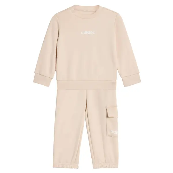 ADIDAS SPORTSWEAR ADIDAS SPORTSWEAR Športna trenirka 'Essentials'  bež / bela